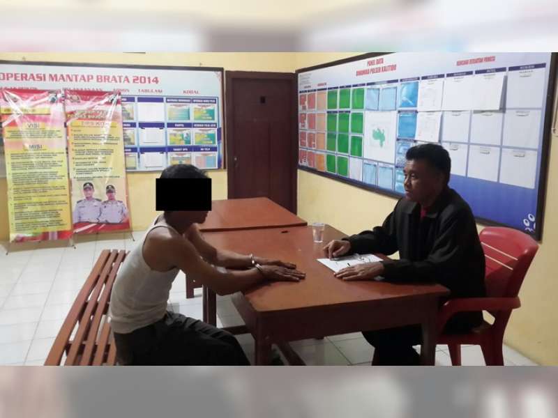 Polisi Amankan Pelaku Pencurian Handphone 