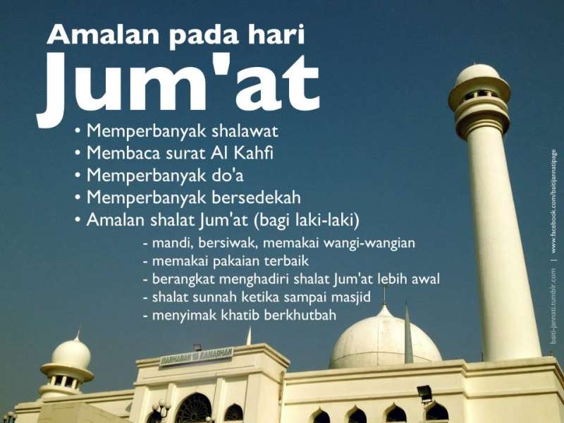 Ternyata, Jumat Itu Hari Istimewa