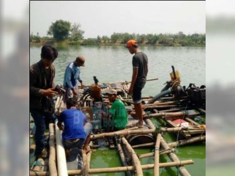 Lagi, Polres Amankan Tiga Penambang Pasir Ilegal
