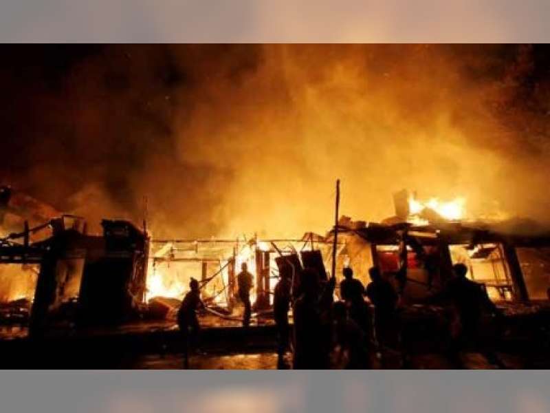 Gara-Gara Perapian Sapi, Tujuh Rumah Ludes Terbakar 