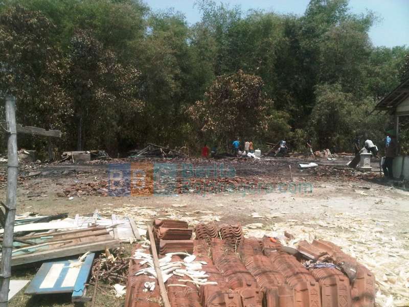 Keluarga Korban Kebakaran Terpaksa Menginap di Balai Desa 
