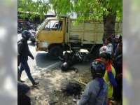 Tabrakan Terjadi Karena Truk Menyalip Terlalu ke Kanan