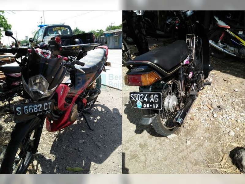 Suzuki RC vs Satria di Depan Pasar Pungpungan, Dua Korban Luka-Luka