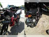 Suzuki RC vs Satria di Depan Pasar Pungpungan, Dua Korban Luka-Luka
