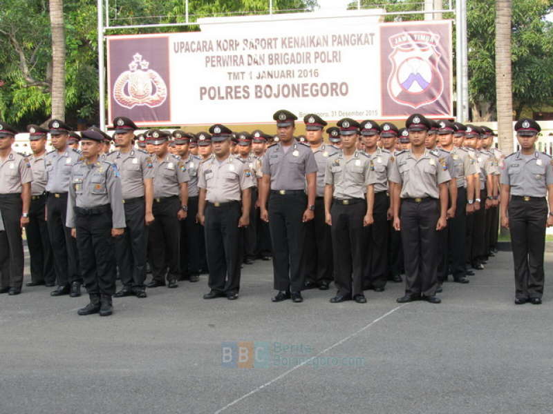 Hari Ini 129 Polisi Naik Pangkat