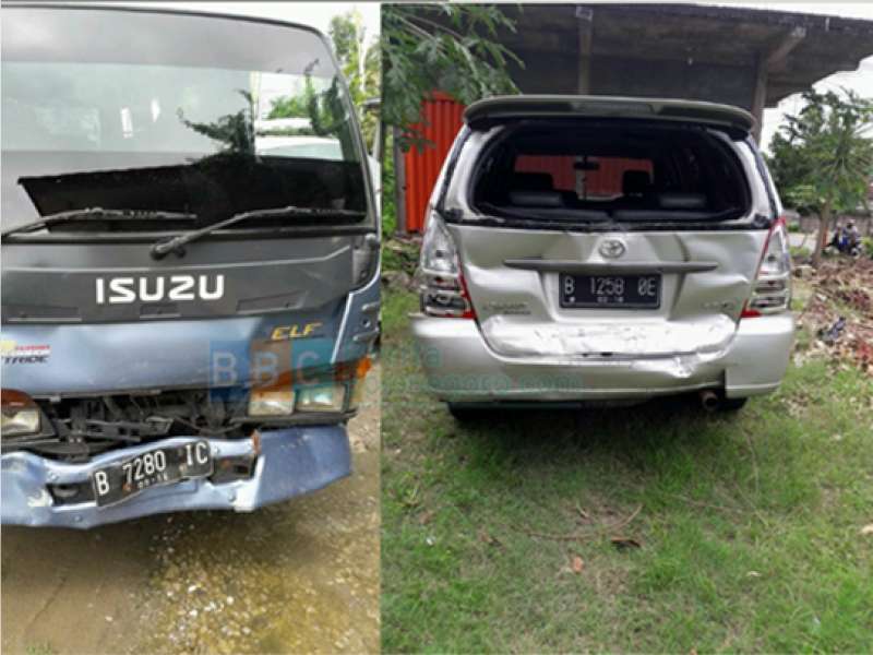 Anak Sekolah Nyebrang Jalan, Kecelakaan Karambol Pun Terjadi