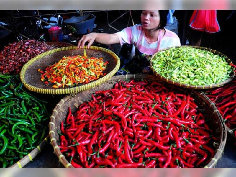 Harga Cabai di Pasaran Melejit