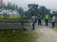 Nyebrang Rel, Motor Milik Warga Baureno Ditubruk Kereta Api