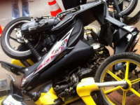 Beat Tabrak Jupiter, 3 Orang Luka-Luka