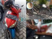 Vario Tabrak Sepeda Pancal, Satu Orang Meninggal