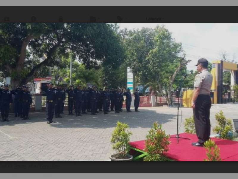 Sat Binmas Polres Bojonegoro Membuka Pelatihan Satpam
