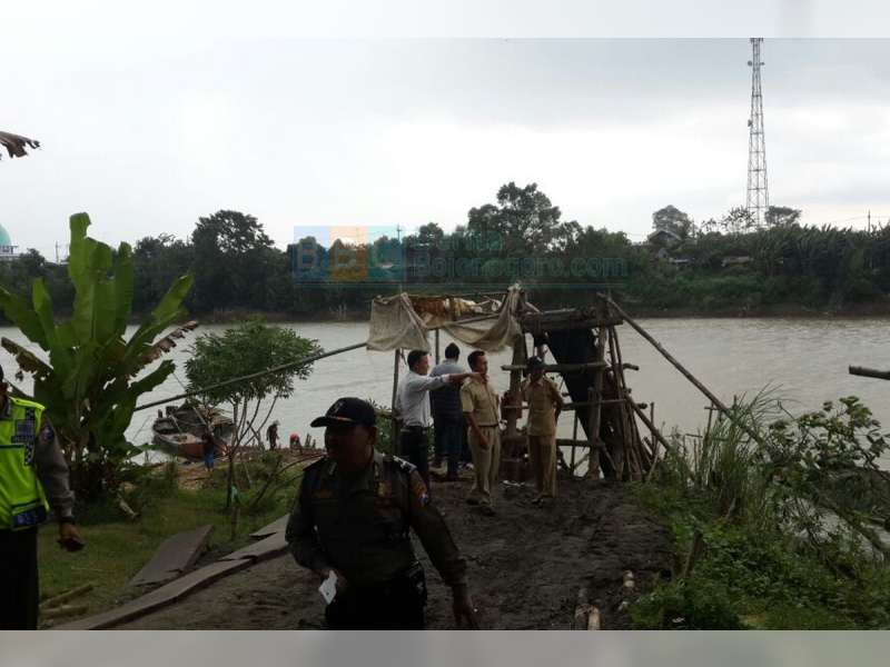 Reskrim Gelar Operasi Tambang Pasir Mekanik,&nbsp; Hanya Temukan Barang Bukti