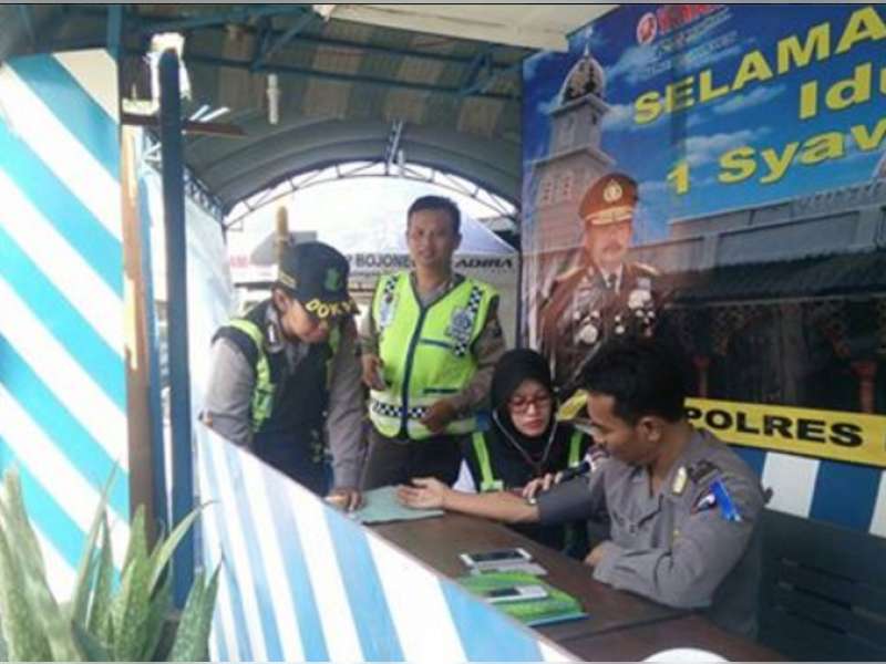 Pastikan Kesiapan, Tim Urkes Kesehatan Polres Periksa Anggota