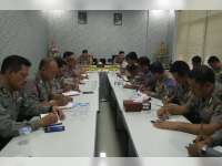 Kapolres Pimpin Video Conference dengan Kapolri