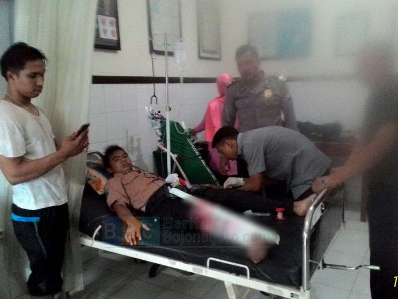 Mio Tabrak Beat, Satu Orang Patah Kaki Kiri