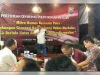 Pertemuan Divhumas Polri dengan Netizen Jawa Timur