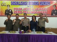 Bidkum Polda Jatim Sosialisasikan Upaya Menuju Zero Pelanggaran