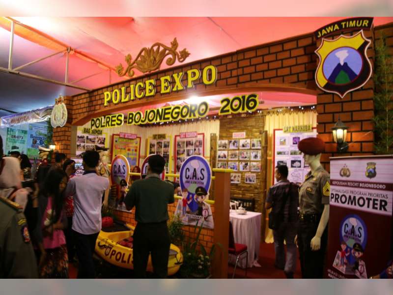 Ada SAMIN di Stand Polres Bojonegoro