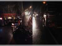 Sruduk Truk dari Belakang Pengendara Motor Meninggal di Tempat
