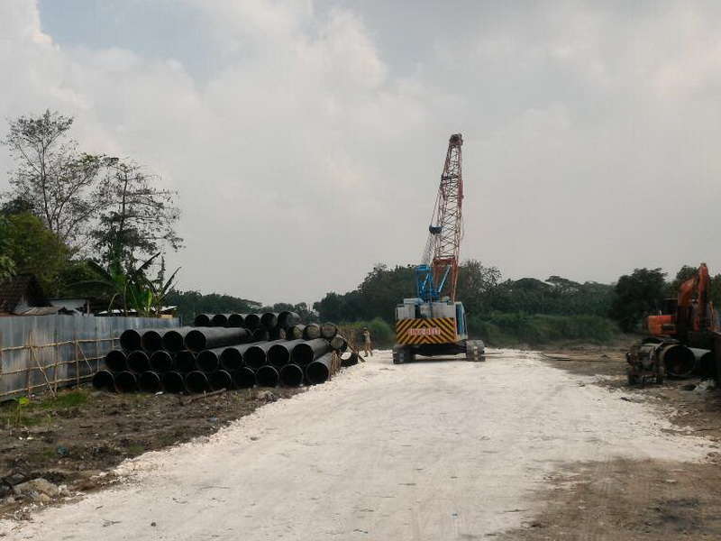 Cuaca Jadi Kendala, Pengerjaan Jembatan Trucuk Harus Dikebut