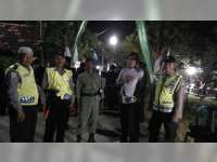 Polisi Amankan Tasyakuran Warga Pagar Nusa di Kepohbaru