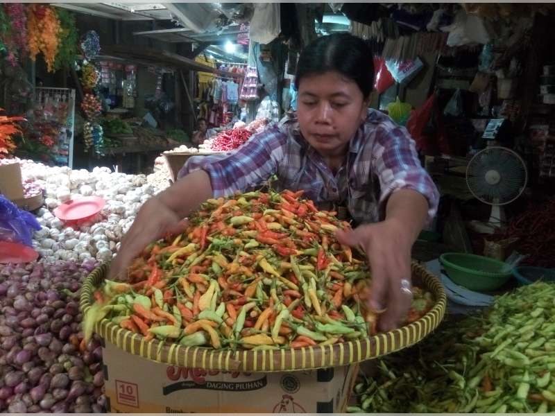 Harga Cabai di Pasar Bojonegoro Melejit