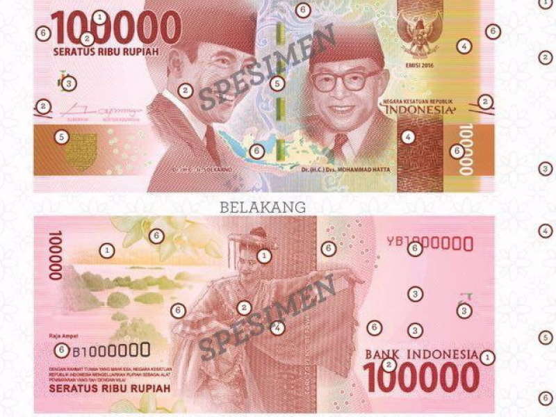 Uang Rupiah Baru Emisi 2016
