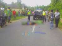 Menyalip Sembarangan, Dua Pengendara Motor Terjatuh, Terlindas Truk Dan Meninggal Dunia