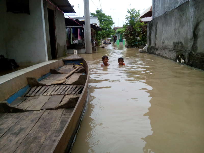 Intensitas Hujan Tinggi, Banjir Luapan Bengawan Solo Rawan Terjadi