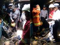 Kompor di Sebuah Warung Makan Pasar Kota Meledak Saat Ganti Tabung Gas