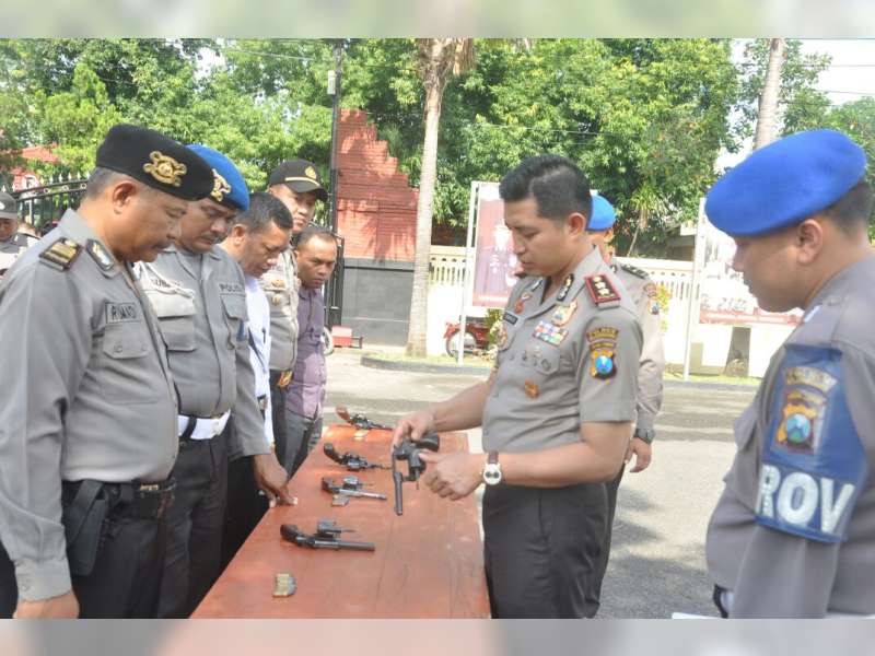 Hindari Penyalahgunaan, Kapolres Lakukan Pengecekan Pemegang Senpi