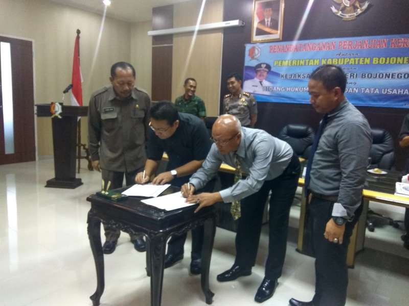 Pemkab dan Kejari Tandatangani Perjanjian Kerjasama