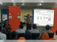 Kapolres Sosialisasikan Aplikasi CAS di Bank BNI 46 Cabang Bojonegoro