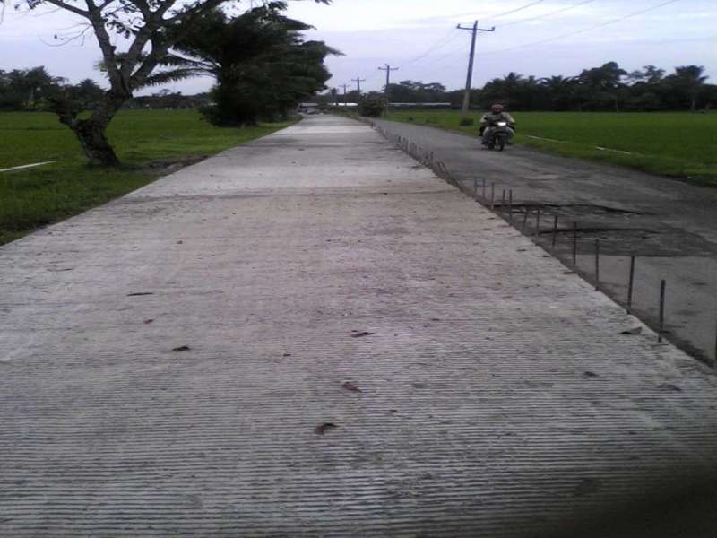 Tahun Ini Pemkab Bojonegoro Akan Bangun 20 Titik Jalan Cor Beton