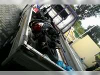 Diduga Mengantuk, Pengendara Motor Tabrak Pikap di Balen