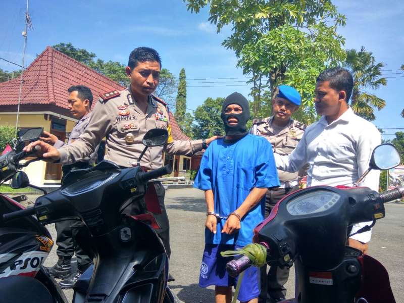 Pelaku Butuh Waktu Kurang dari 10 Menit untuk Gasak Sepeda Motor