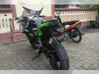 Ninja Senggol Vega di Dander, 2 Orang Pengendara Luka-Luka