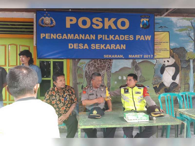 Kapolres Pantau Langsung Pelaksanaan Pilkades Pergantian Antar Waktu