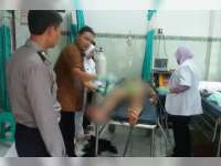 Vixion Hantam Truk, Pengendara Vixion Patah Kaki