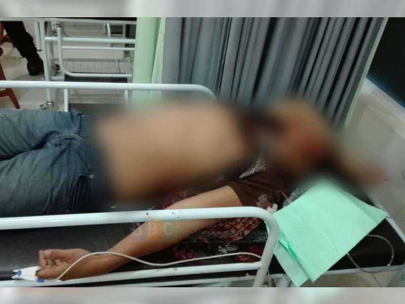 Shogun Seruduk Gerobak Martabak di Kalitidu, Pengendara Shogun Babak Belur