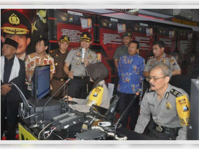Kapolres Pamerkan Command Centre Kepada Kapolda