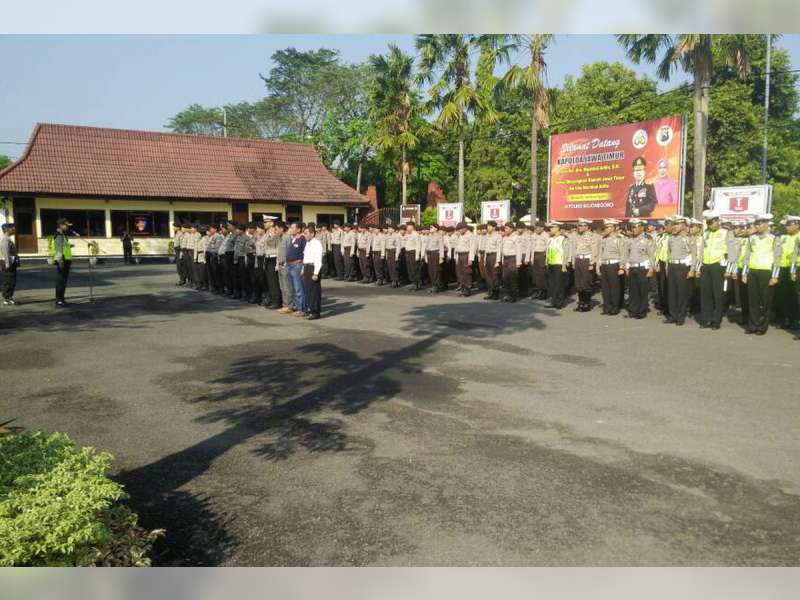 Polres Bojonegoro Siapkan 1 Kompi Pasukan, Antisipasi Konvoi Kelulusan Ujian Tingkat SLTA