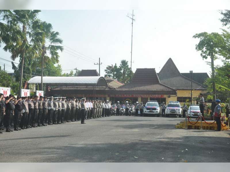Polres Bojonegoro Gelar Pasukan Jelang Ops Patuh Semeru 2017