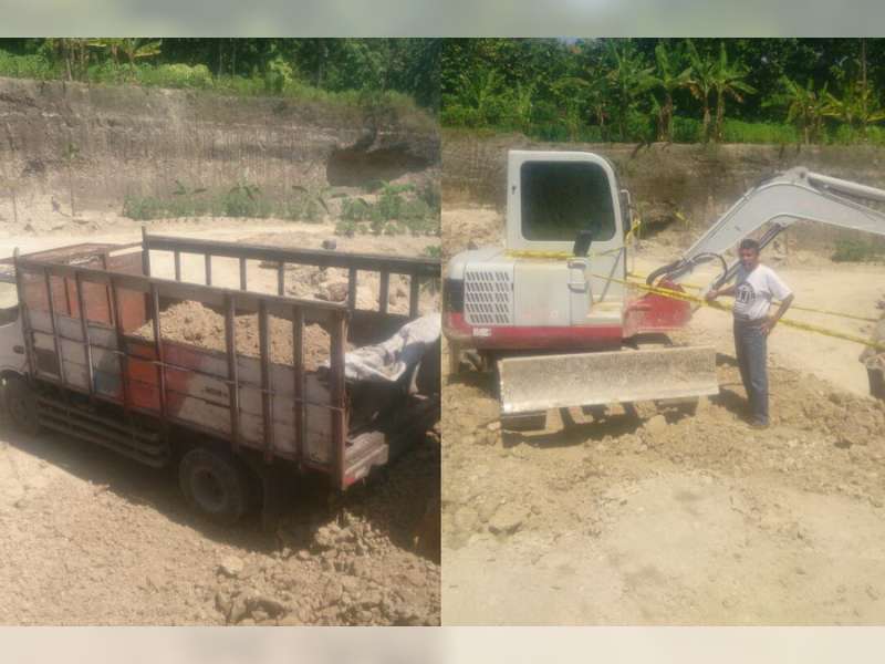 Polisi Tindak Aktivitas Pertambangan Tanah Tanpa Ijin di Kedungadem