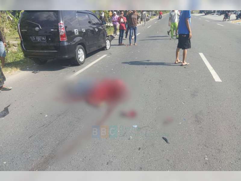 Kecelakaan Antara Vixion dan Avanza di Padangan, Pengendara Vixion Meninggal Dunia di TKP