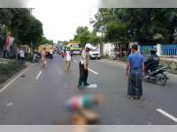 Dump Truk Tabrak Pejalan Kaki di Rengel, Pejalan Kaki Meninggal Dunia