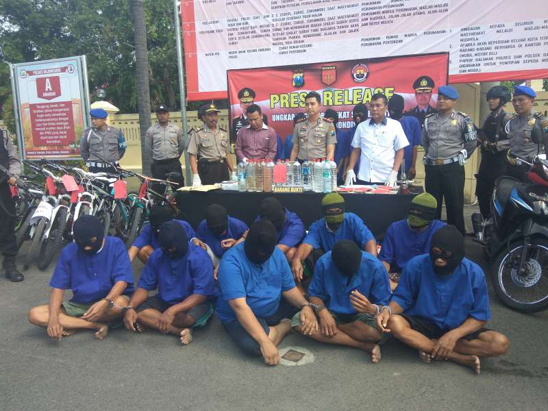Polres Bojonegoro Ungkap 85 Kasus Selama 12 Kali Operasi