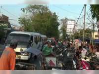 Sat Lantas Polres Bojonegoro Imbau Pemudik Untuk Waspada di 6 Titik Pasar Tumpah