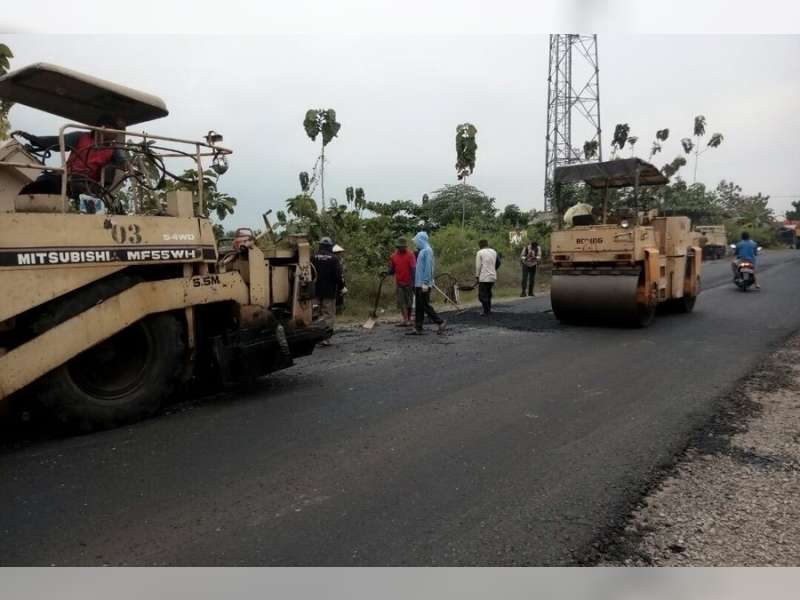 Perbaikan Jalan Nasional Blora - CepuTerus Dikebut