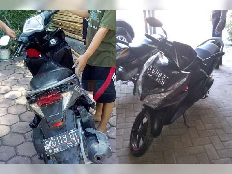 Satu Unit Sepeda Motor Honda Vario Ditemukan Tertinggal di Depan Rumah Warga Trucuk